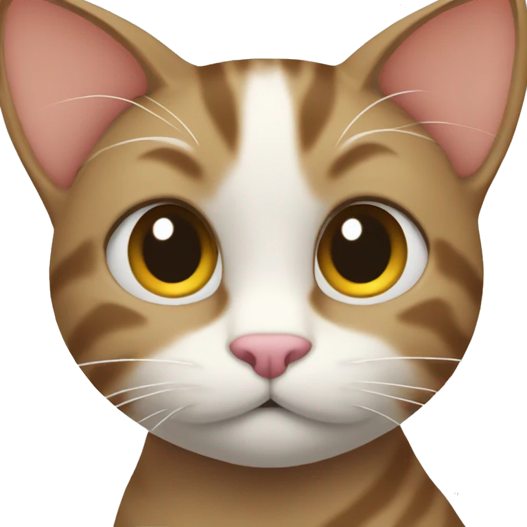 cat thinking wth his right paw in top of her head  emoji