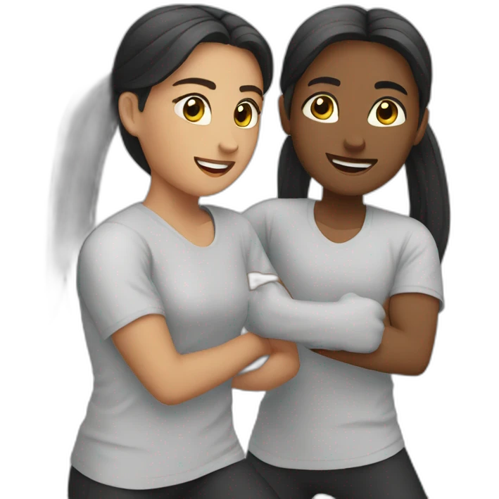 couple training together emoji