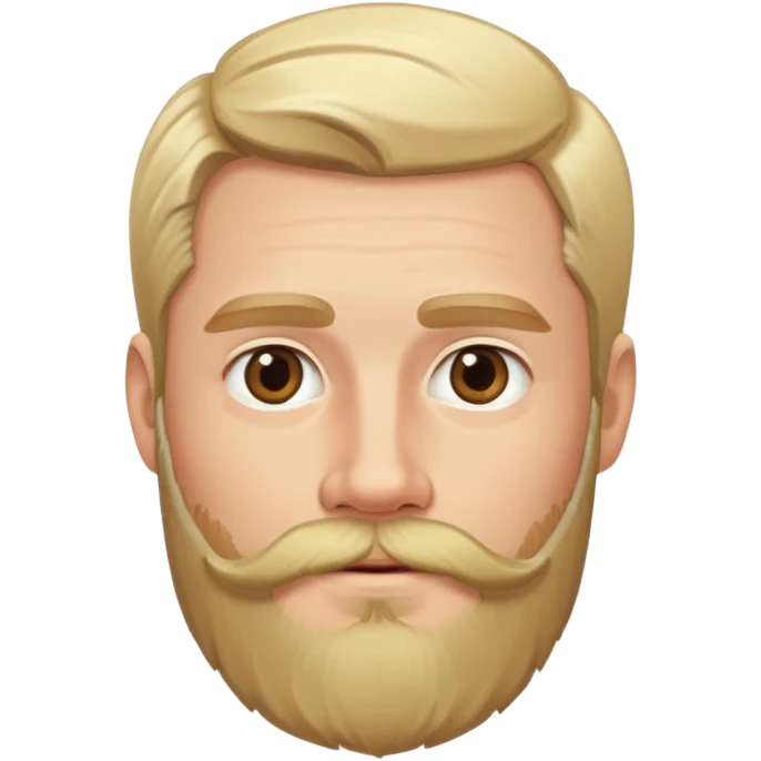 Norwegian Blonde Man with beard emoji