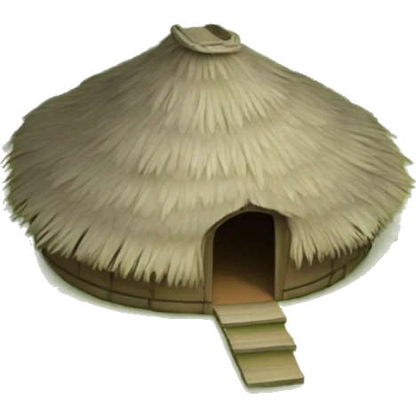 Circular Hut emoji