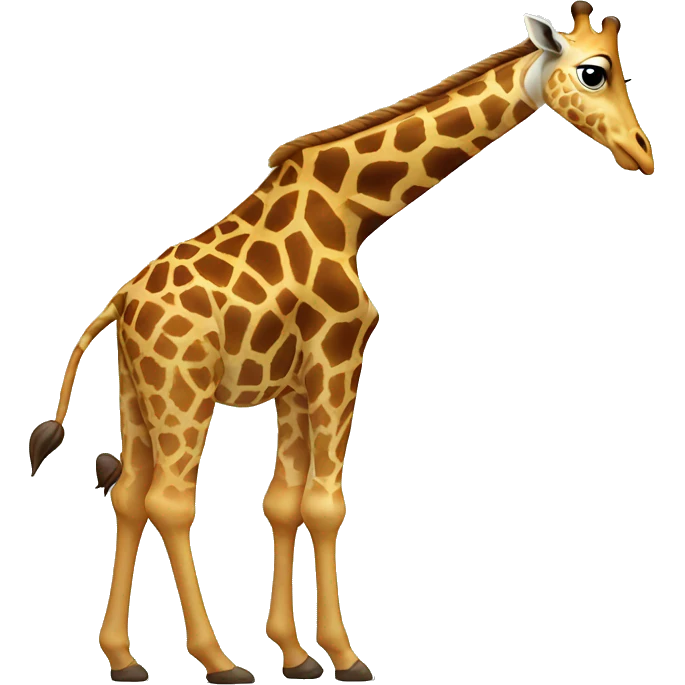Giraffe twerk emoji