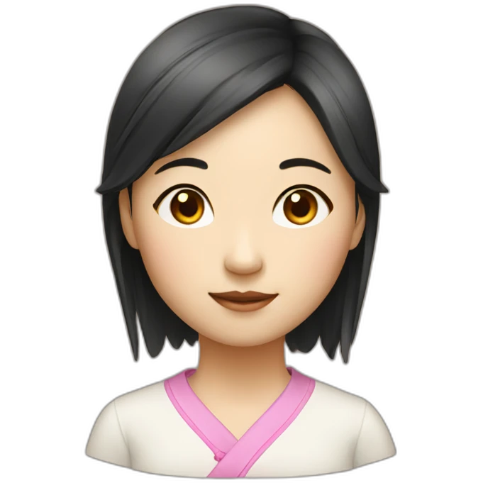 Chinese girl emoji