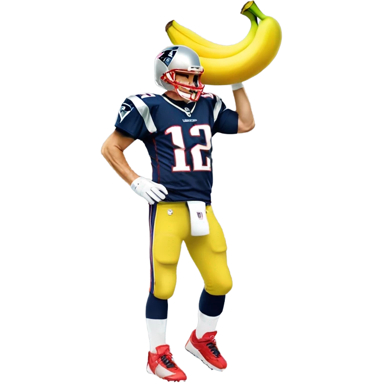 Tom Brady in a banana costume  emoji