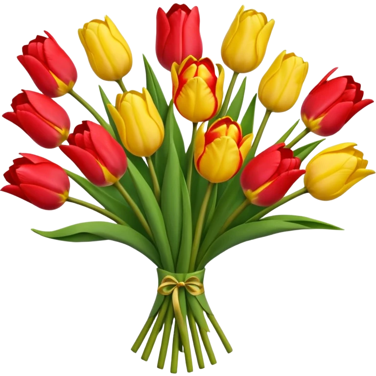 bouquet of tulips emoji