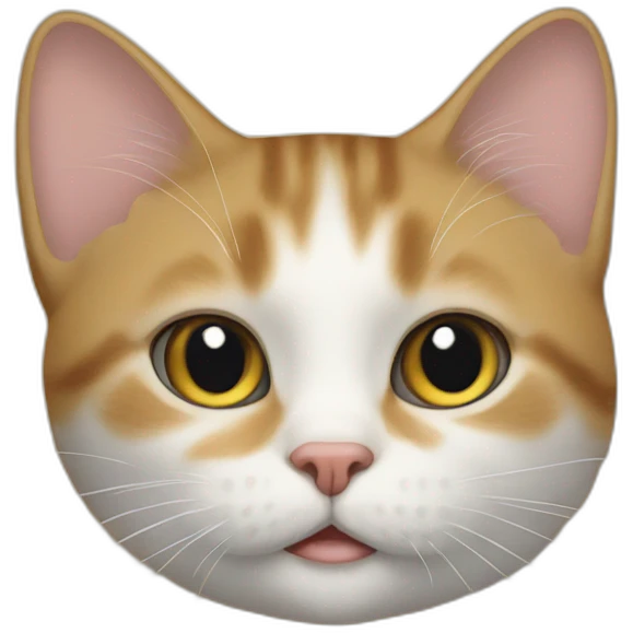 Un chat et un crote emoji