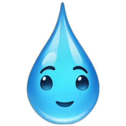 water drop emoji