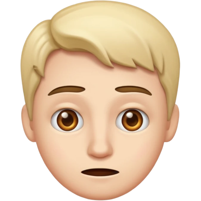 Sarcastic face emoji