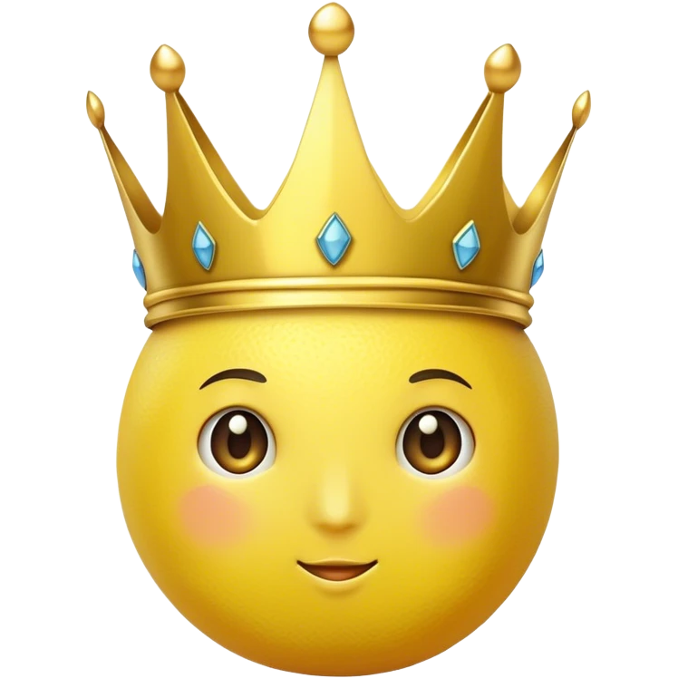 Lemon with a crown emoji