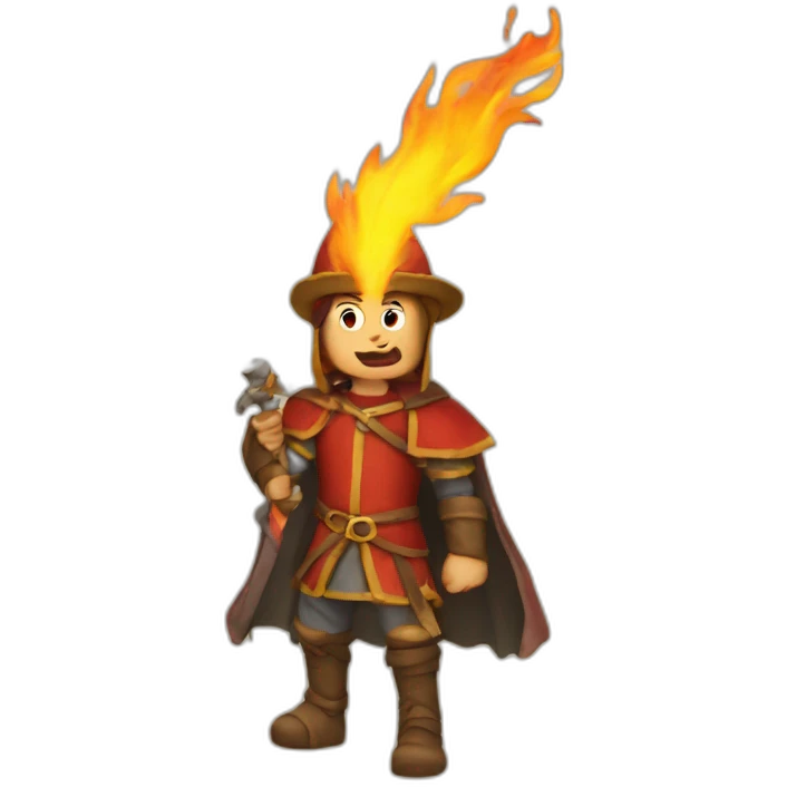 medieval firebreather emoji