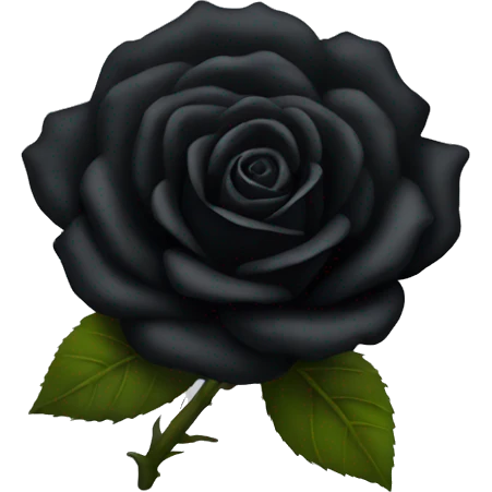 black rose emoji