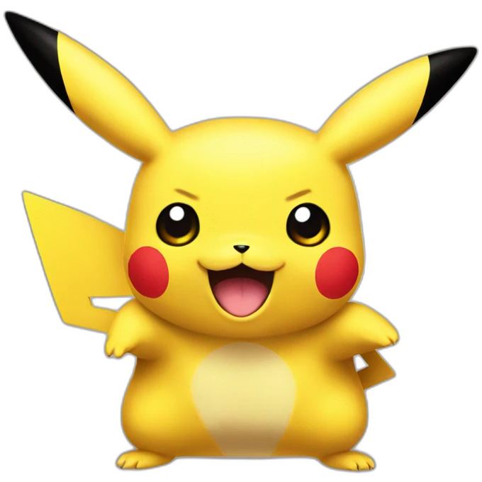 Giant Pikachu emoji