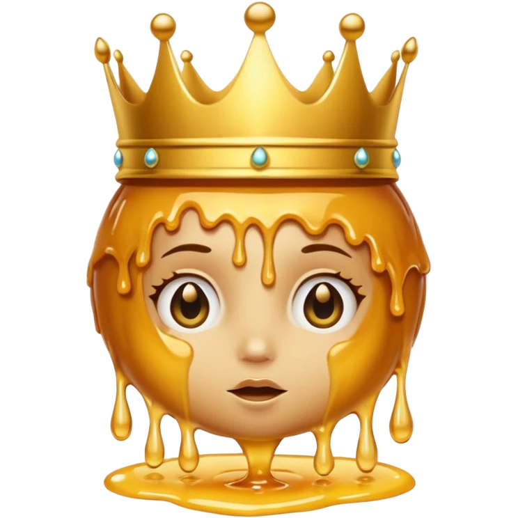 Honey with a crown on top emoji