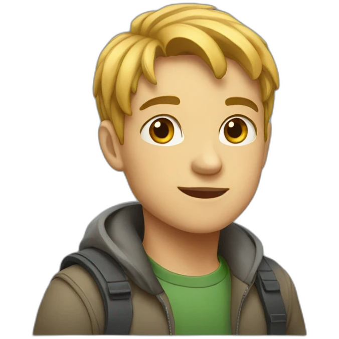 Smart boy emoji