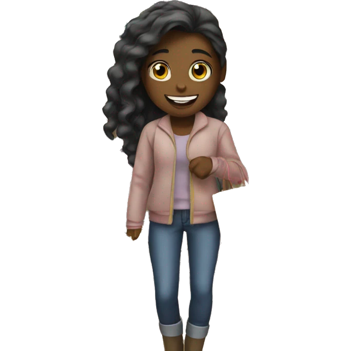 Girl shopping emoji
