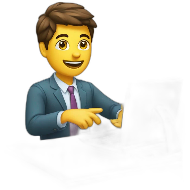  cliente comprando alguma coisa emoji