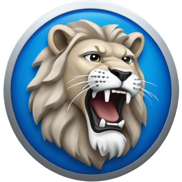 detroit lions logo emoji