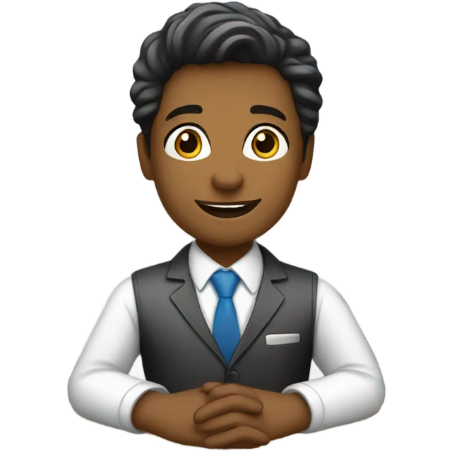 young salesperson emoji
