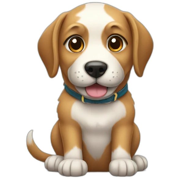dog sitting emoji