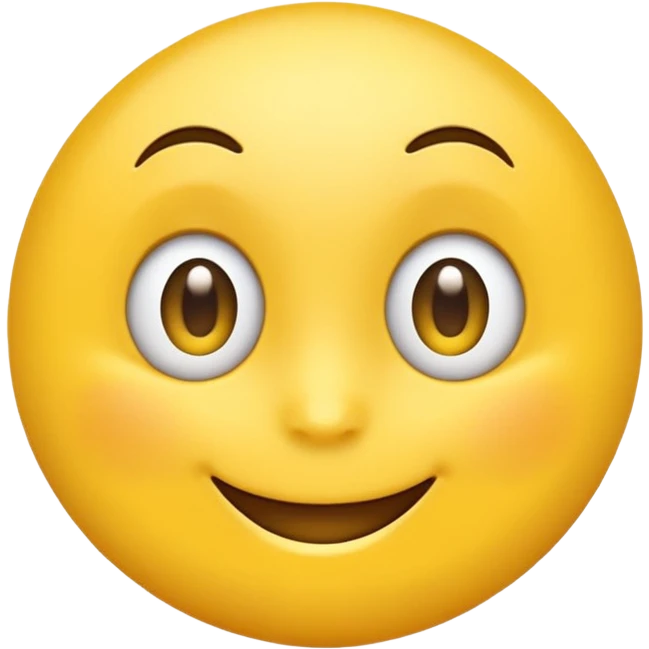 “Create a high-quality, bright yellow emoji with expressive, playful eyes and a big, cheerful smile. It should look cute, funny, and instantly relatable, like the classic 😂 emoji, with smooth shading, a clean design, and a friendly, cartoon style.” emoji
