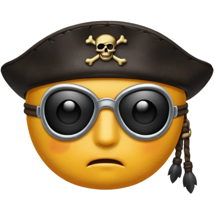 Pirate eye patch emoji