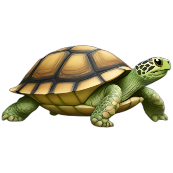 Chat sur tortue emoji