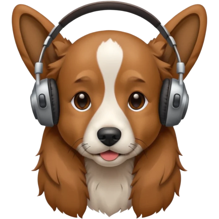 Dog dj emoji