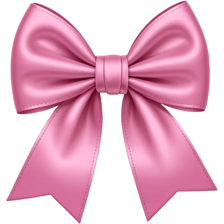 Pink bow emoji