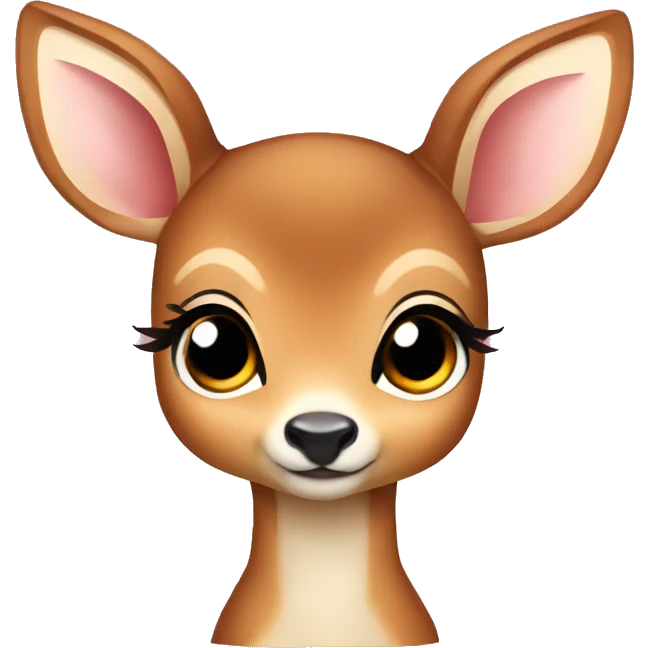 Coquette baby deer emoji
