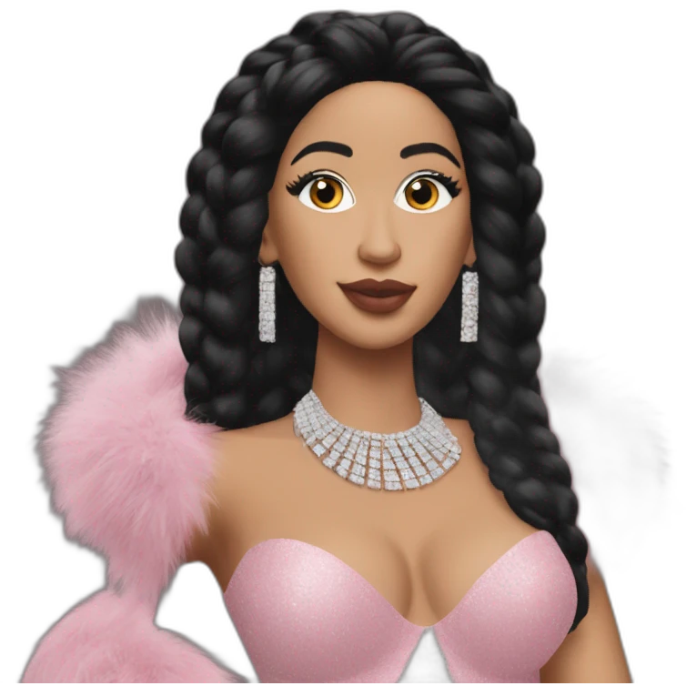 Cardi B met gala emoji