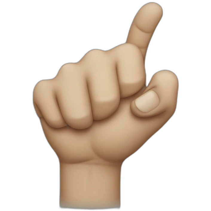 pointing finger you emoji