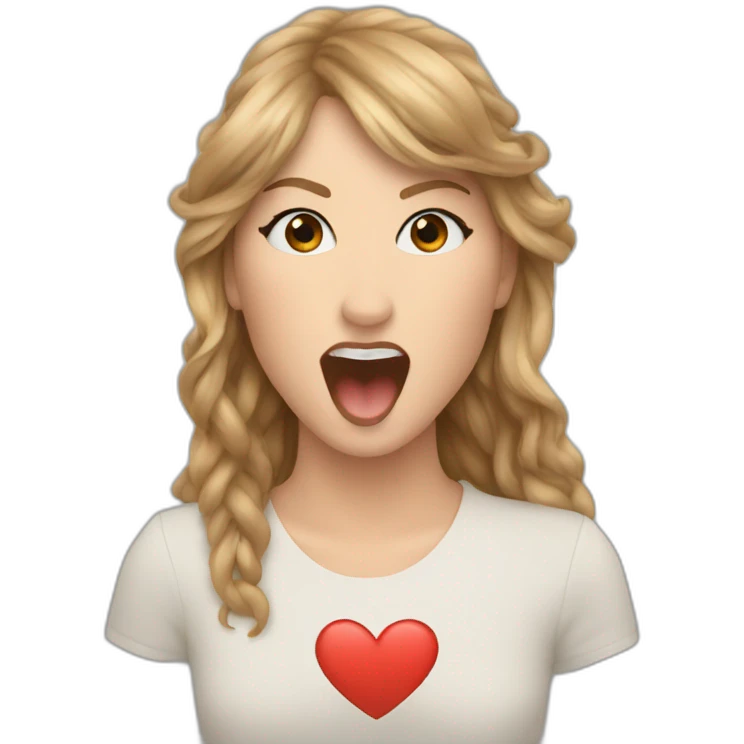 Taylor swift singing with Ed sheeran emoji
