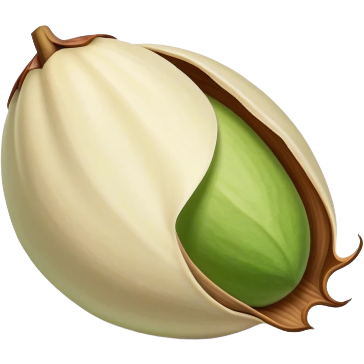 one pistachio seed emoji