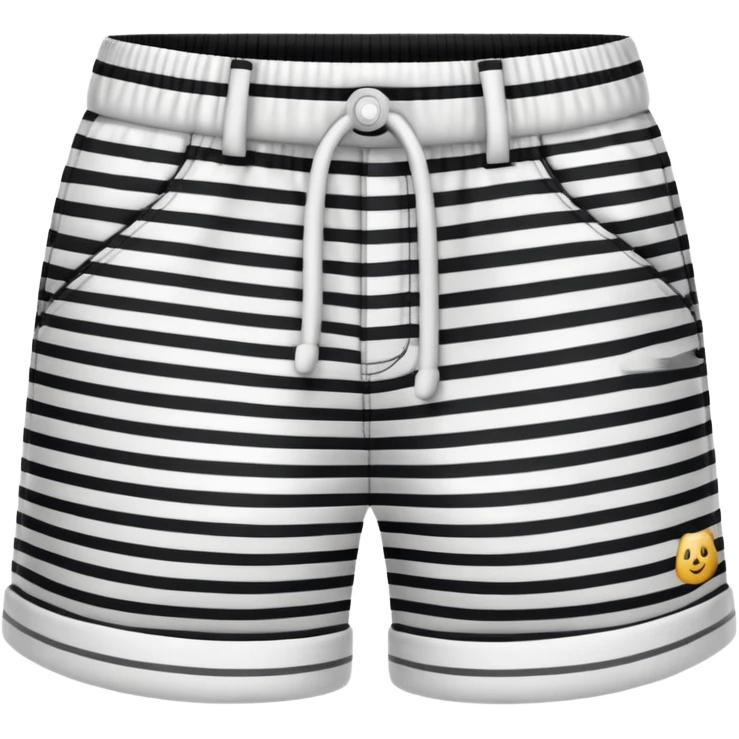 black and white shorts emoji