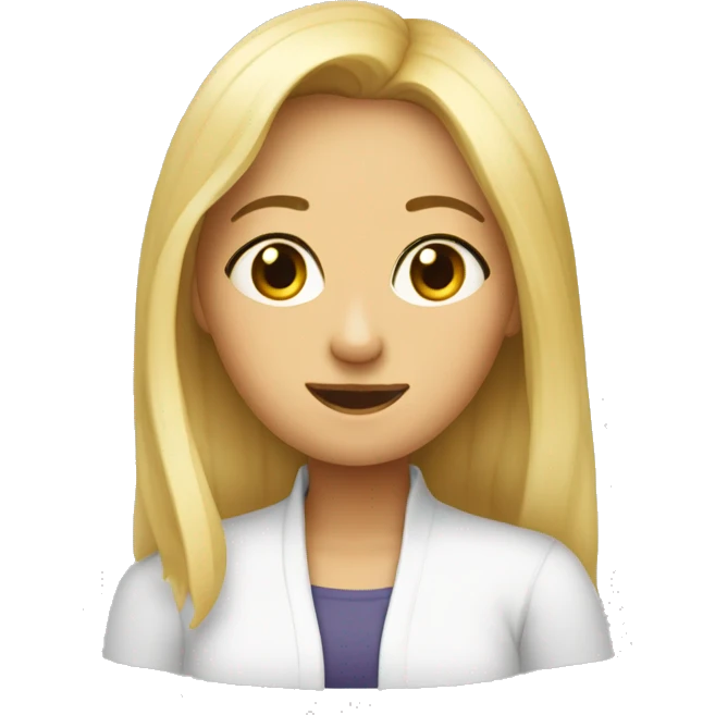 Девушка в салоне красоты  emoji