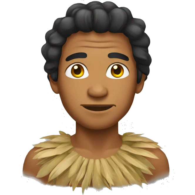 A tahitian man emoji