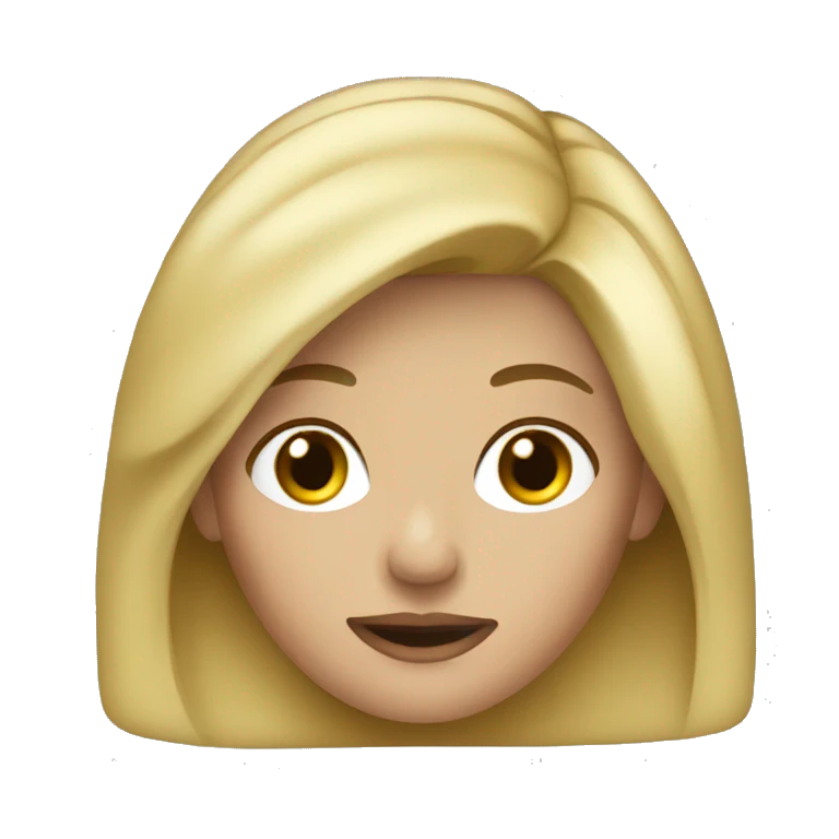 Dirty blonde emoji