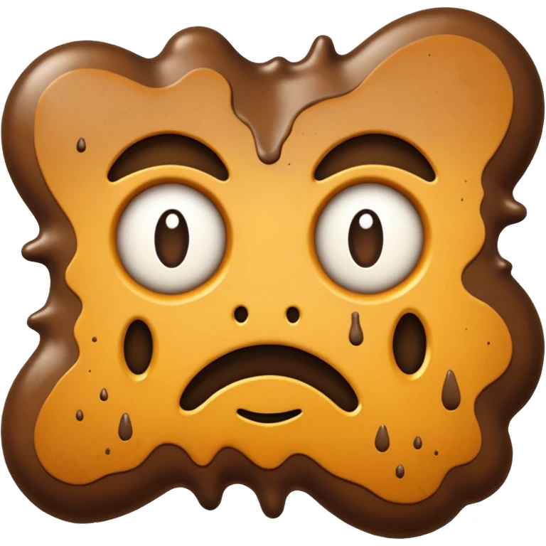 brown splat emoji