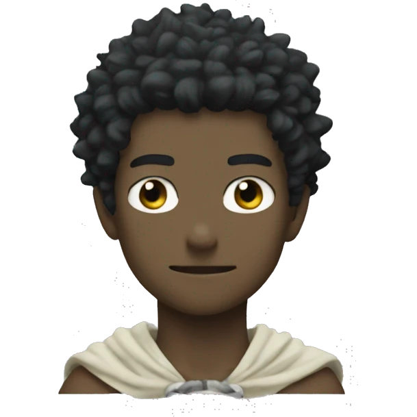 Black clover emoji