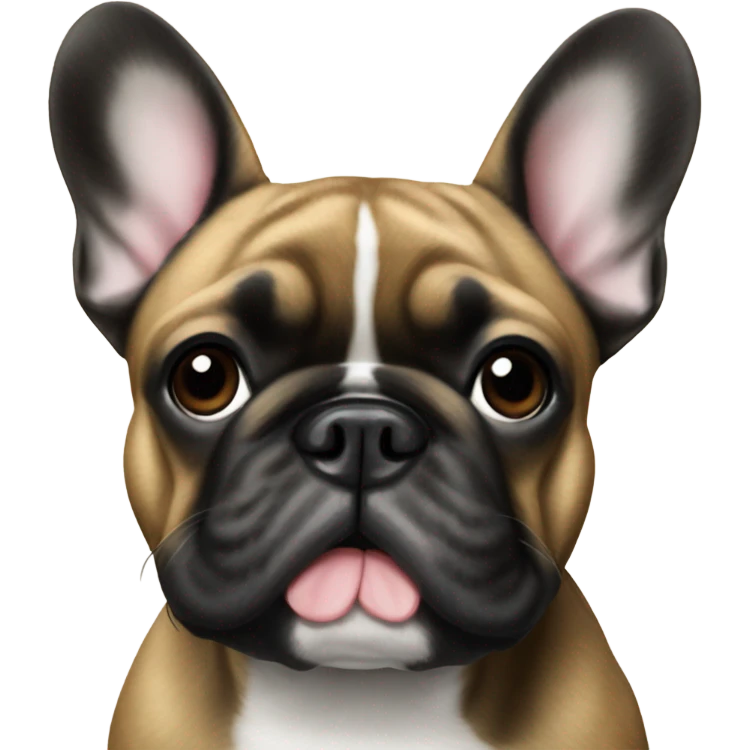 brindle french bulldog emoji