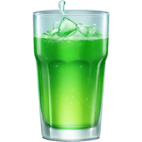 Glass of Sprite emoji