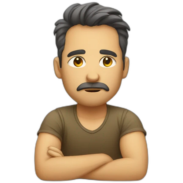 Tired designer emoji