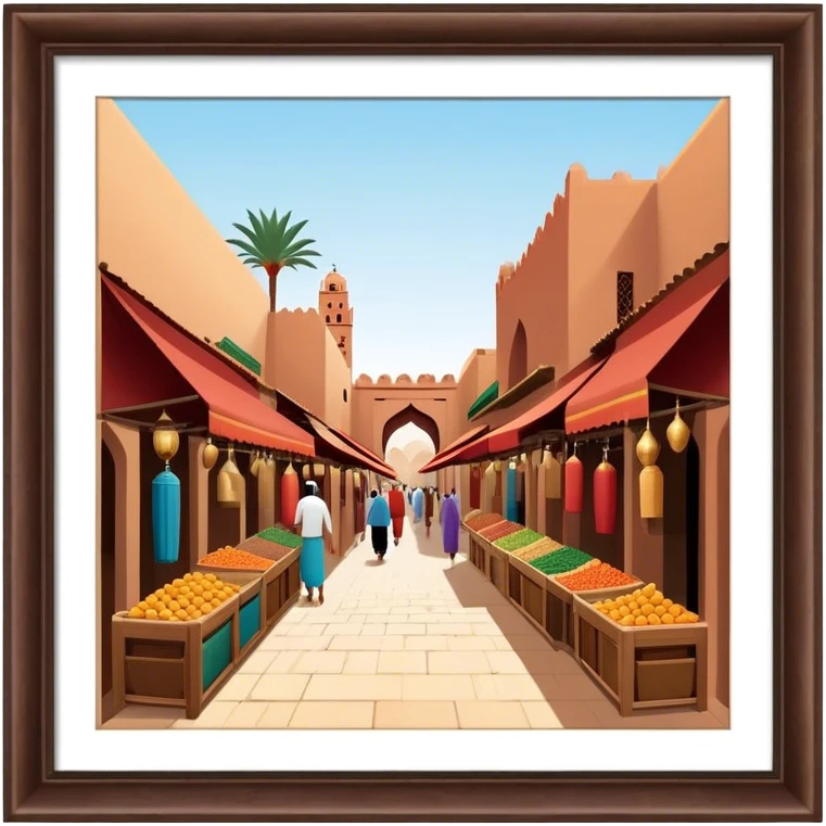 Marrakech souk emoji