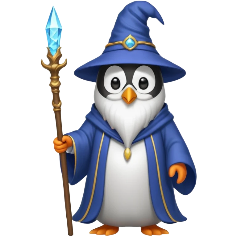 Penguin Wizard emoji