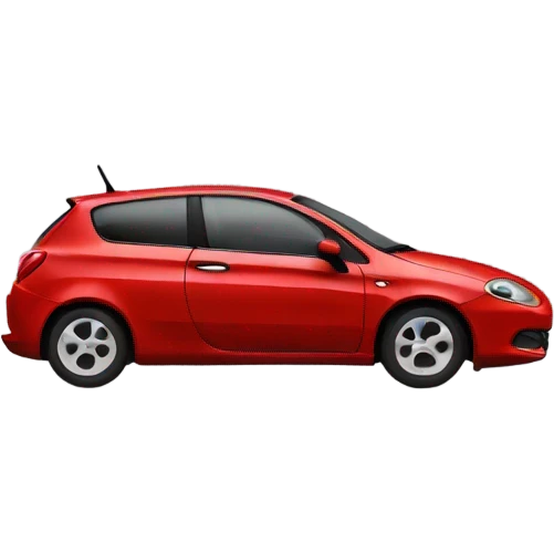 Red Fiat Bravo emoji emoji