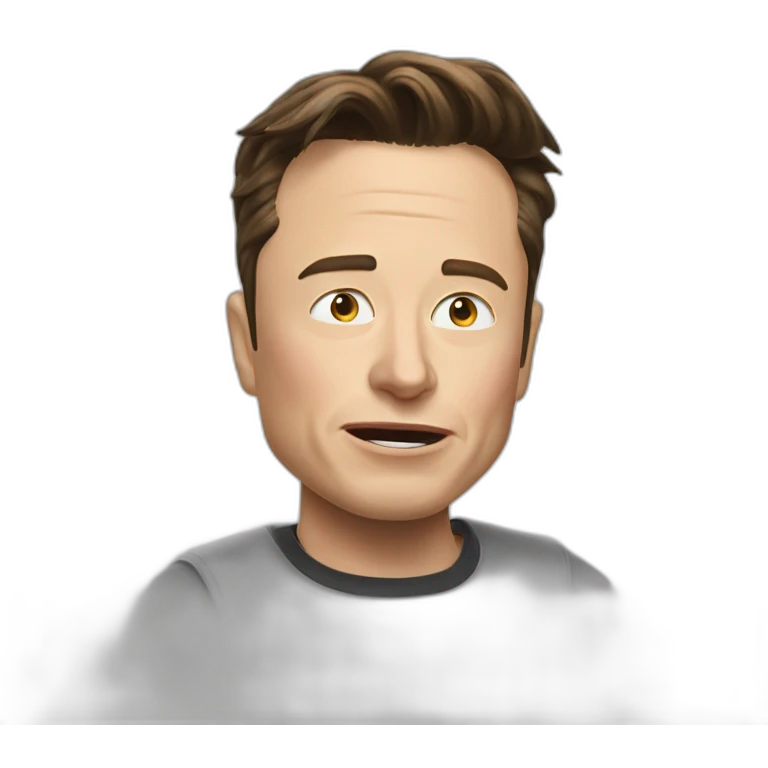 Elon Musk qui pleure emoji