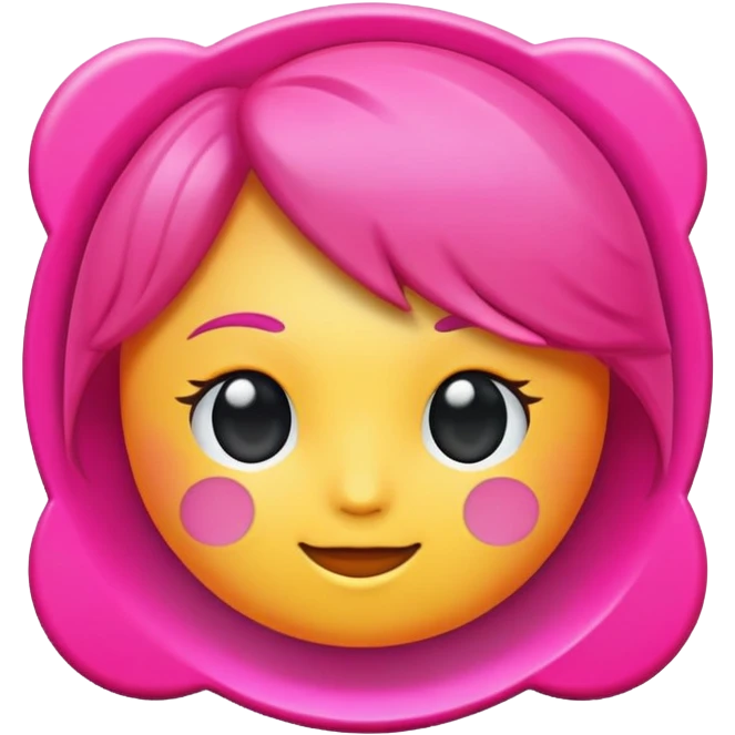 Pink emoji