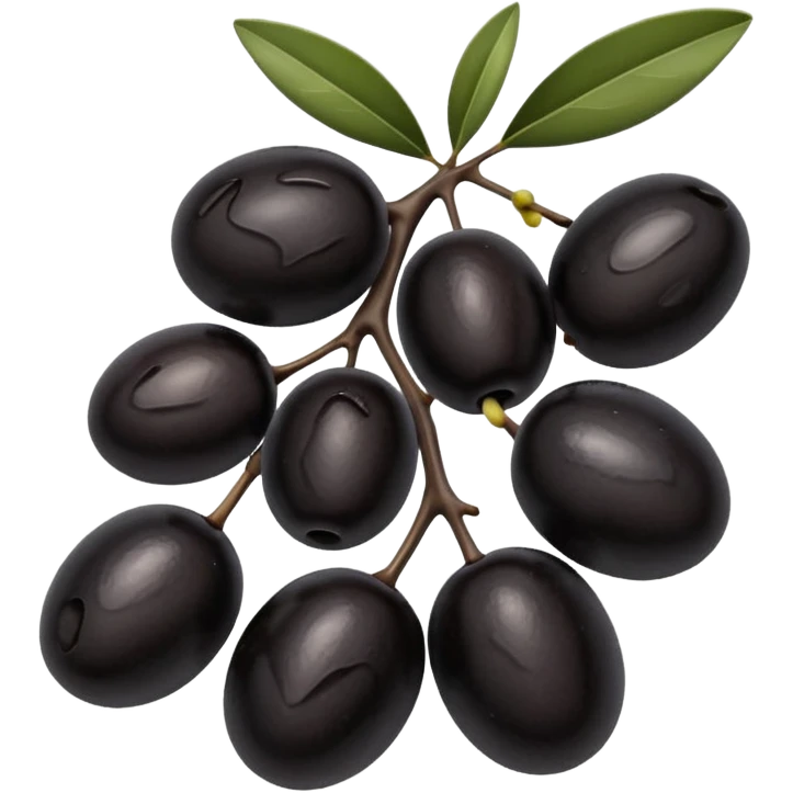 black olives emoji
