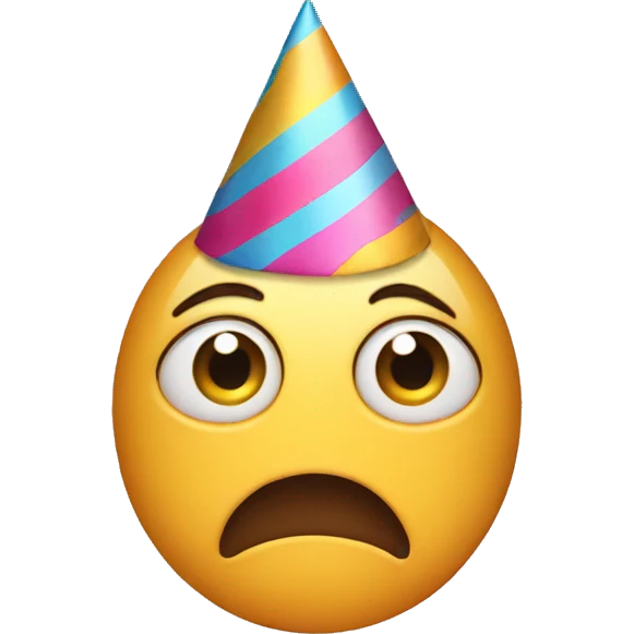 Birthday hat emoji