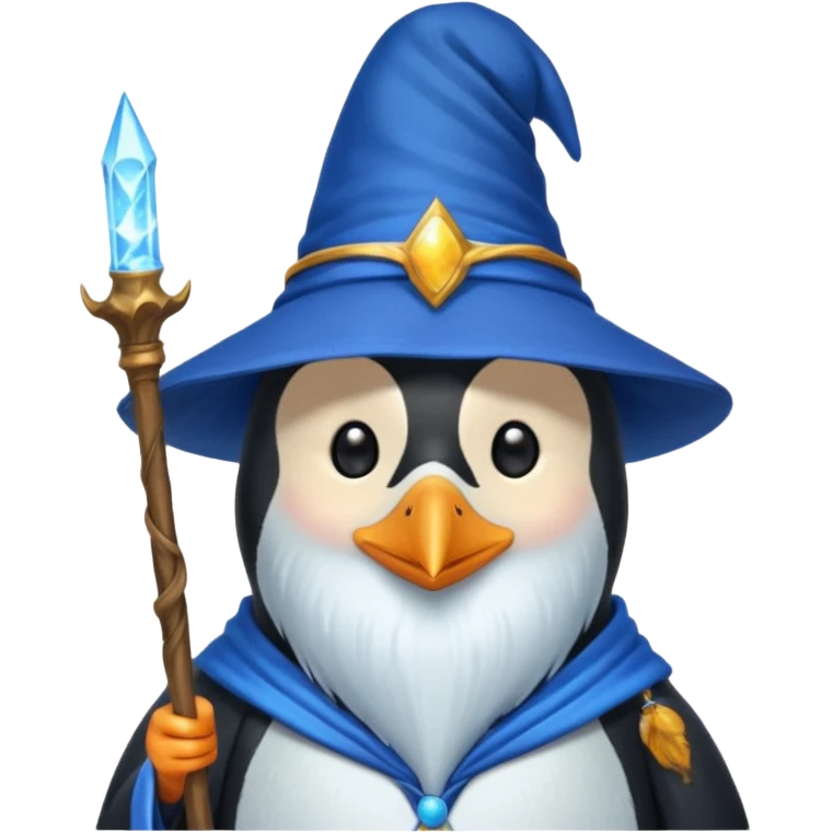 Penguin Wizard emoji