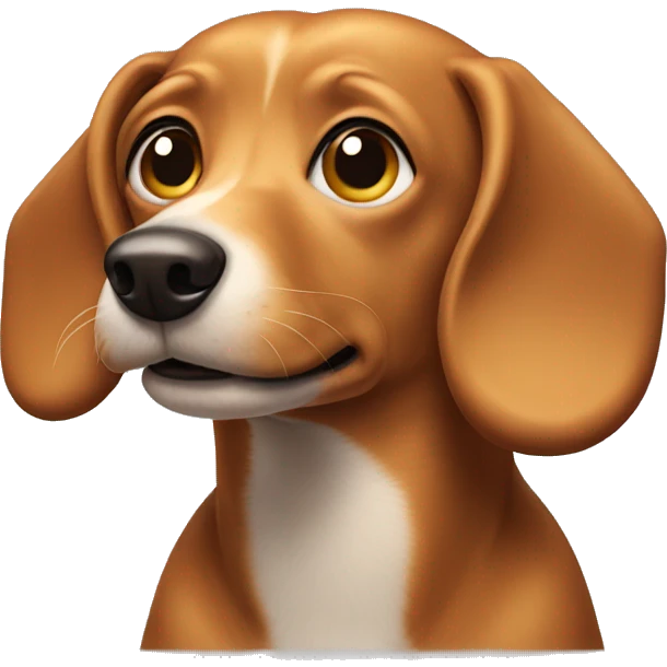 Weenie dog emoji